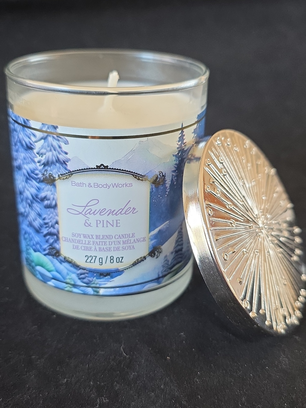 Bath & Body Works - LAVENDER & PINE - 1 Wick Candle
